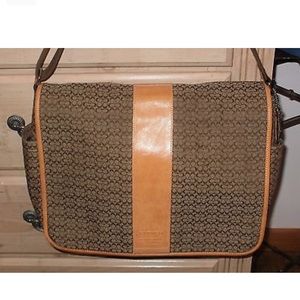 Authentic coach messenger bag or diaper bag.
